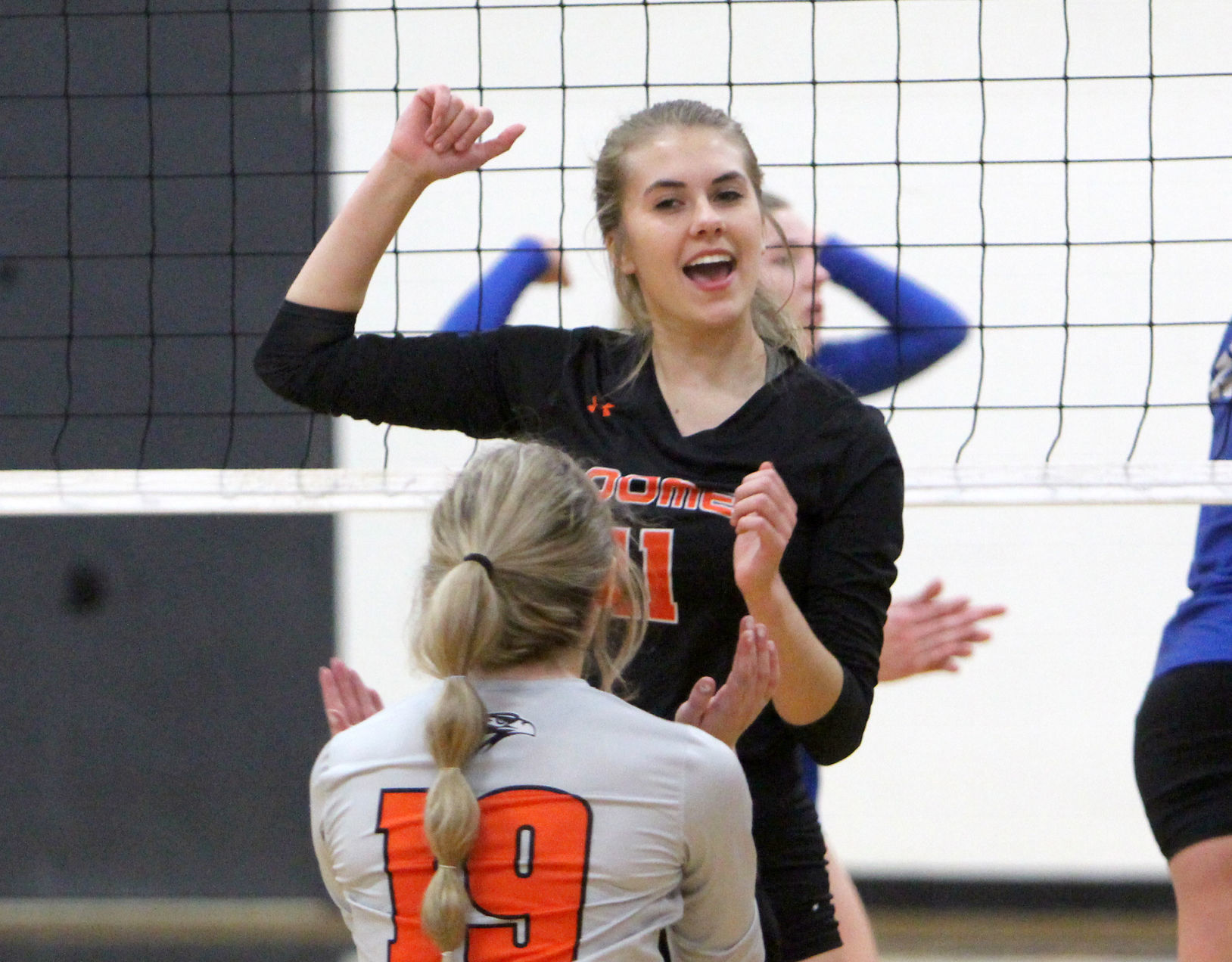 Rice Lake at Bloomer volleyball 10-24-19